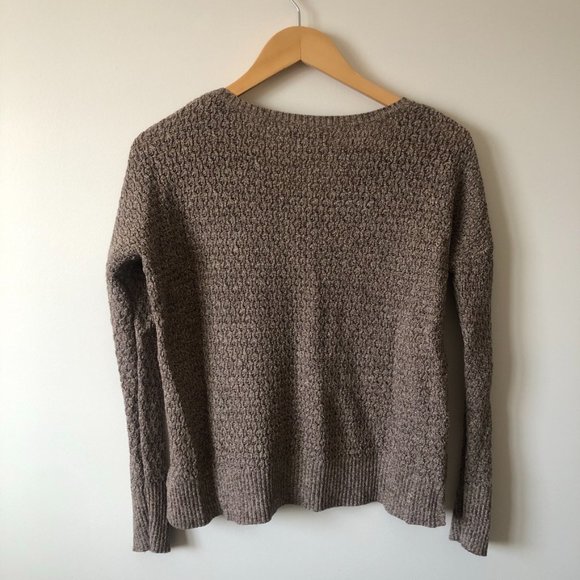 American Eagle Brown/Tan Knit Sweater - Picture 5 of 7